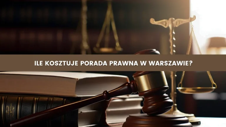 Ile kosztuje porada prawna w Warszawie?